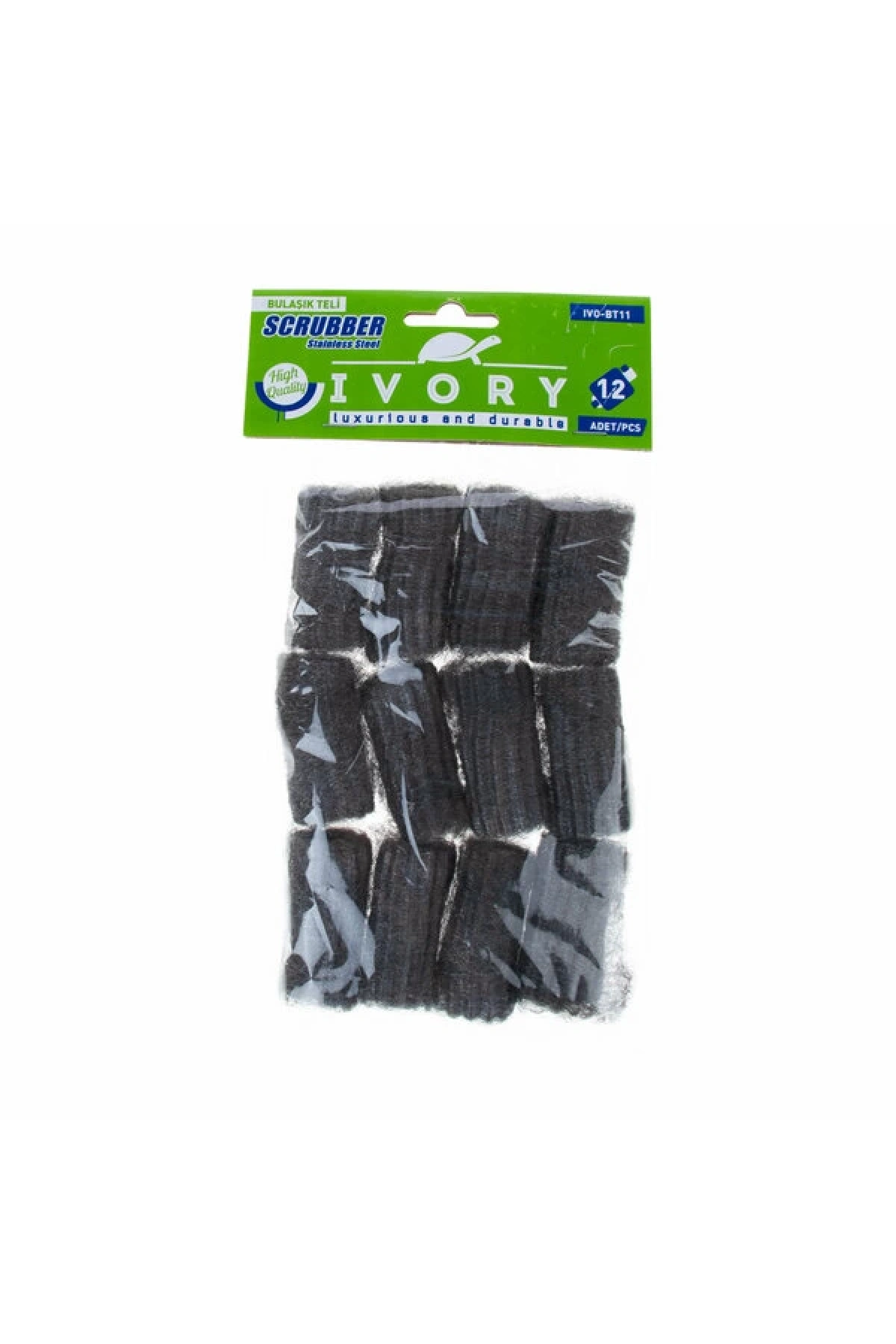 Ivory Bulaşık Teli İnce 12 Li Poşetli