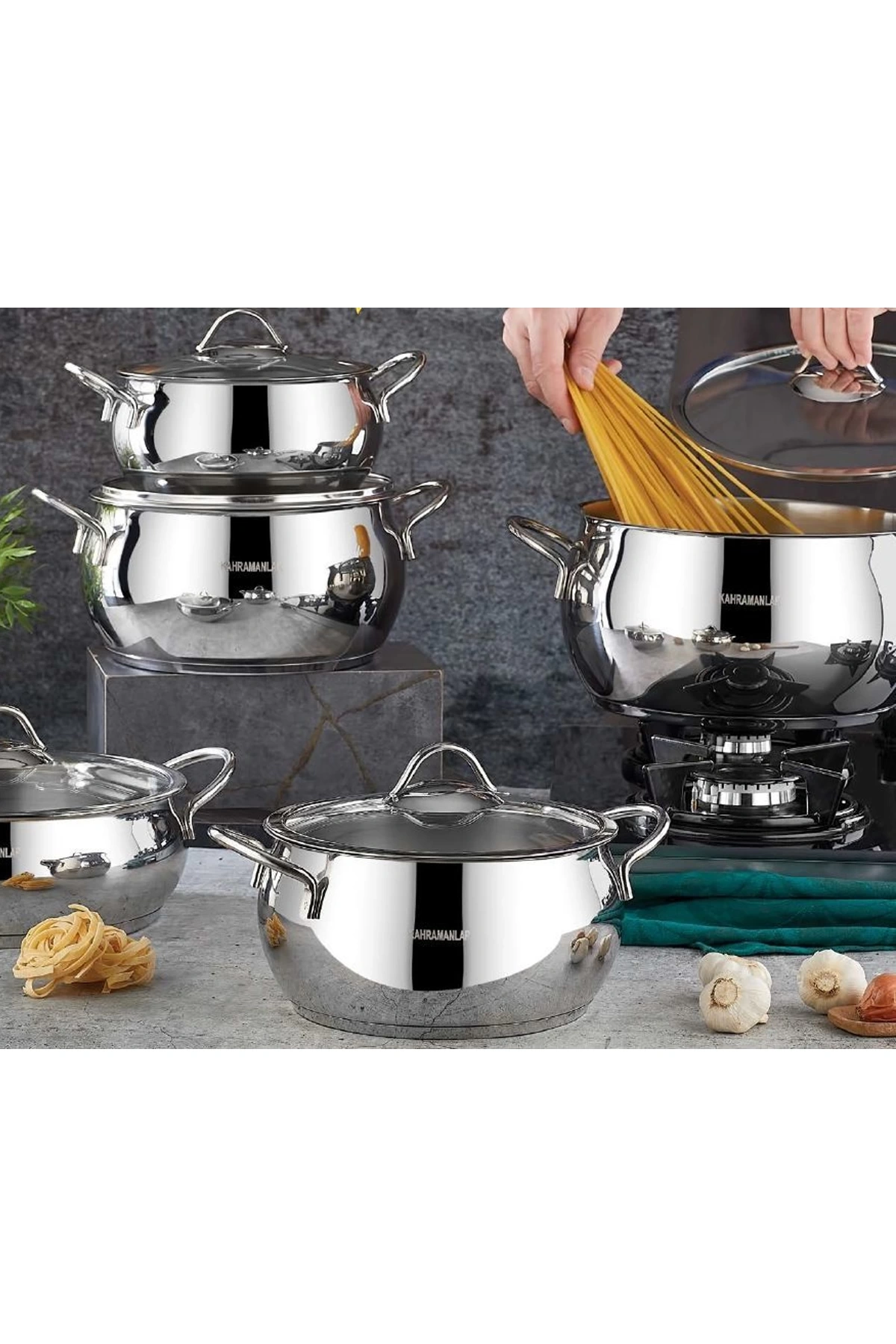 Kahramanlar Elite 5li Tencere Seti 2043P