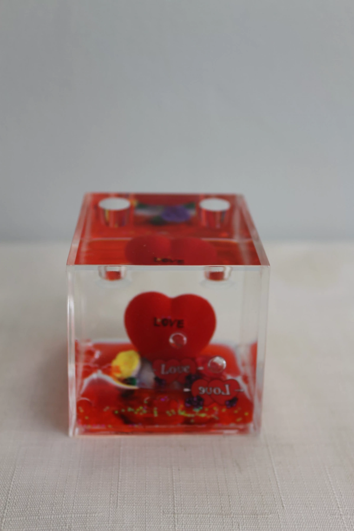 Kalpli Cam Hediyelik Kalemlik