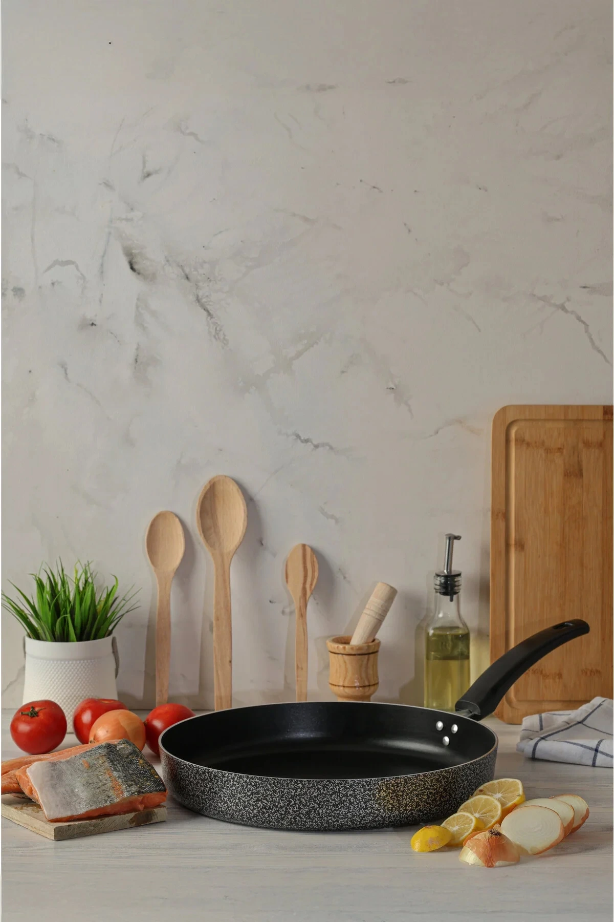 Kılıç Teflon Tava Tek Saplı No:32