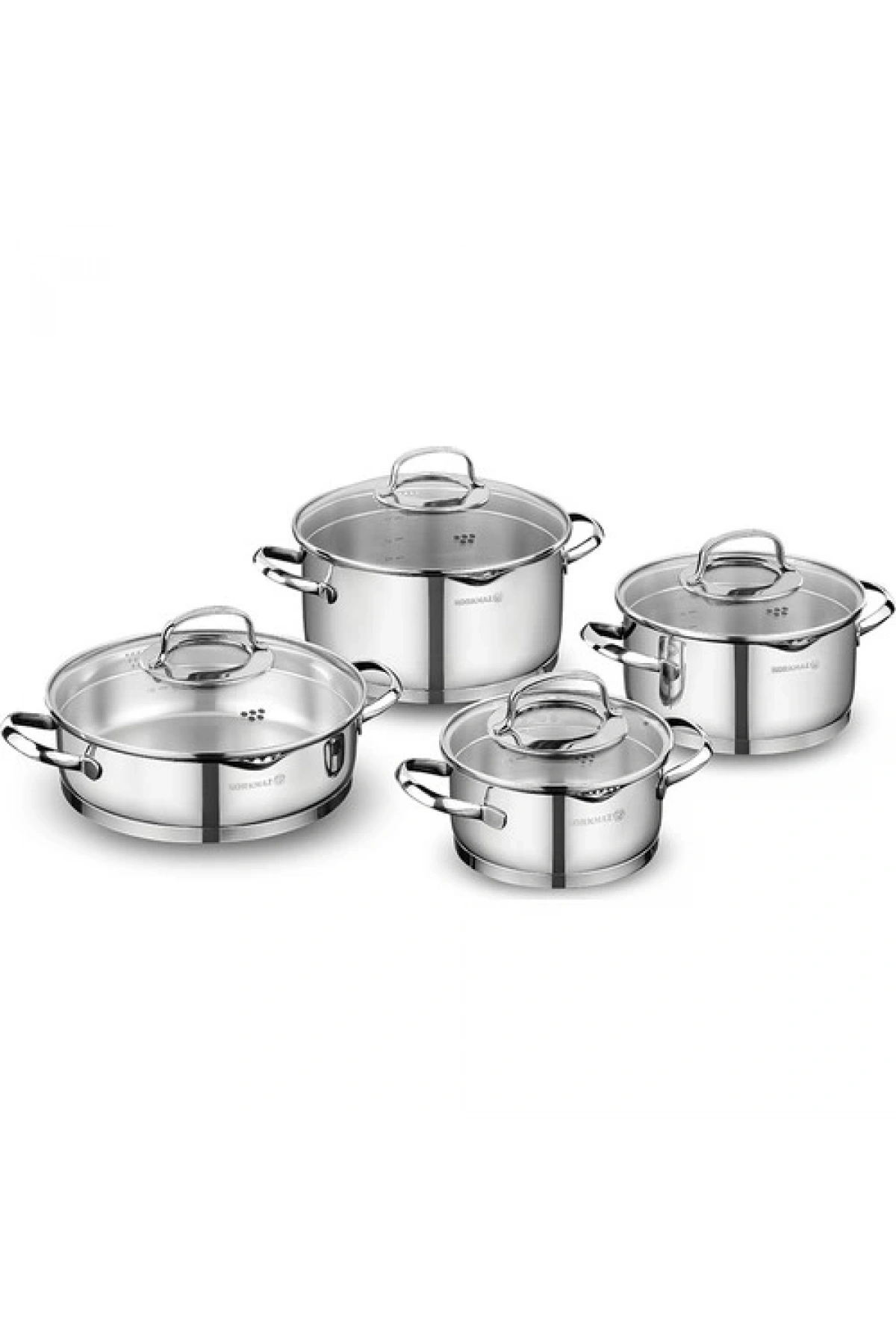 Korkmaz A1999 Steama 8 Parça Tencere Seti