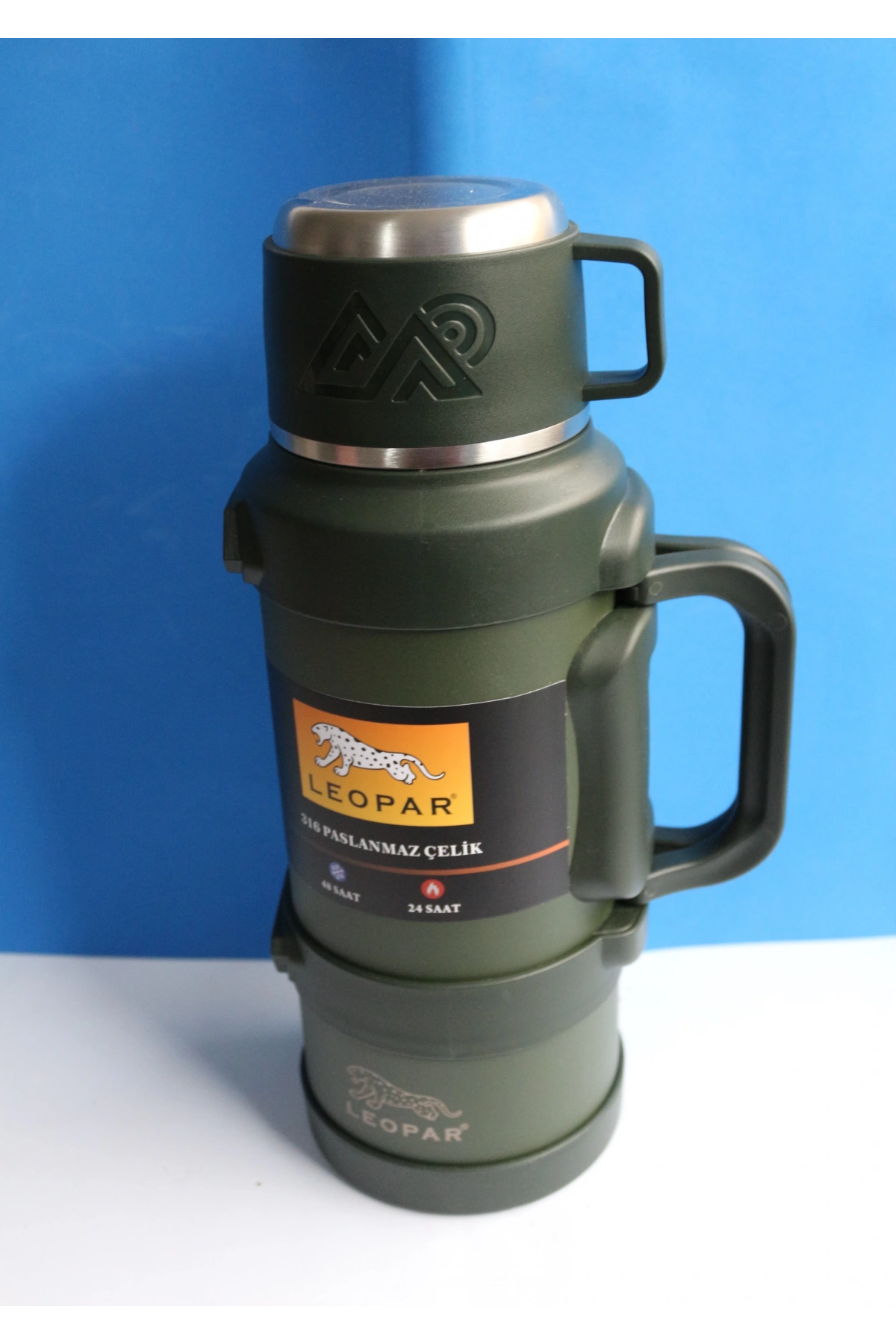 Leopar Çelik Kamp Termosu 2 lt YK1422