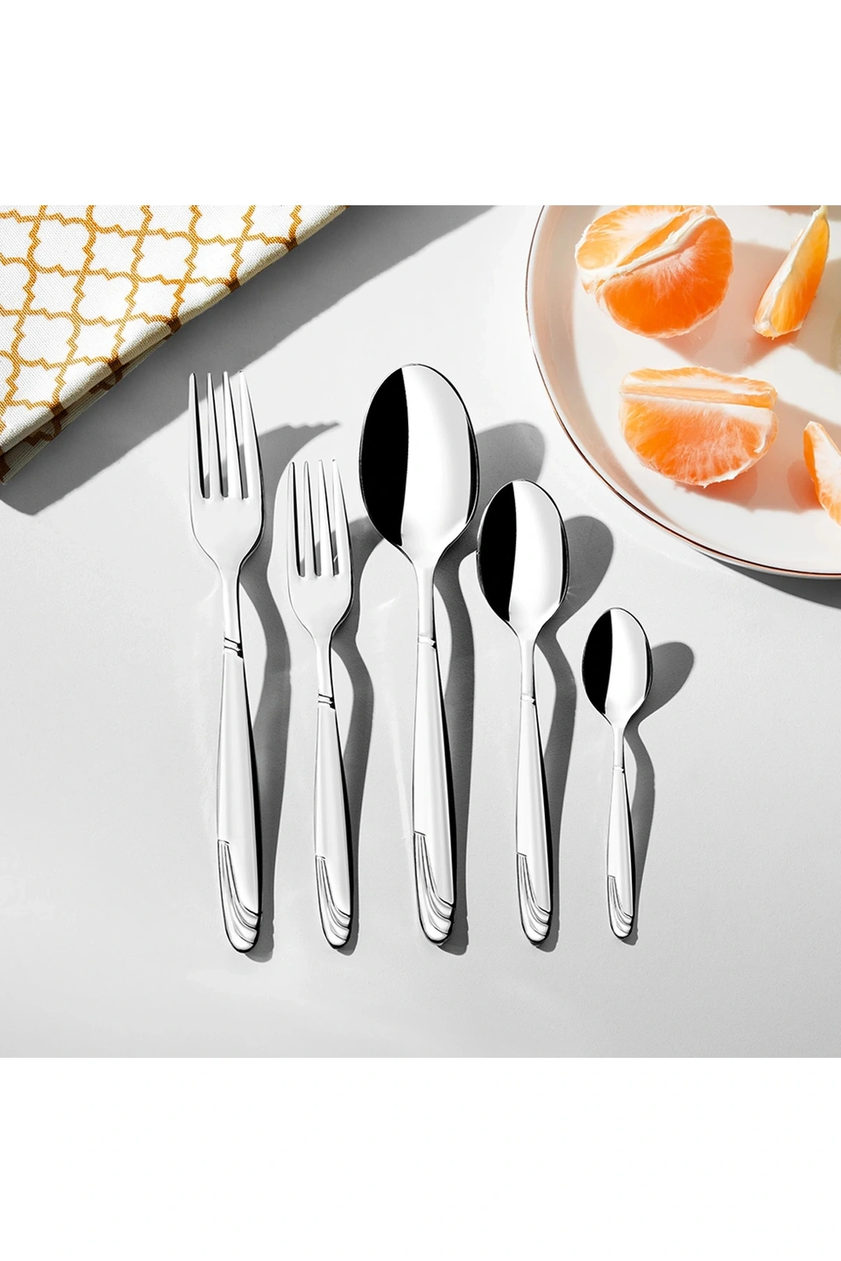 Nehir Lizbon Sade 12 Kişilik 60 Parça Kutulu Çatal Kaşık Bıçak Takımı