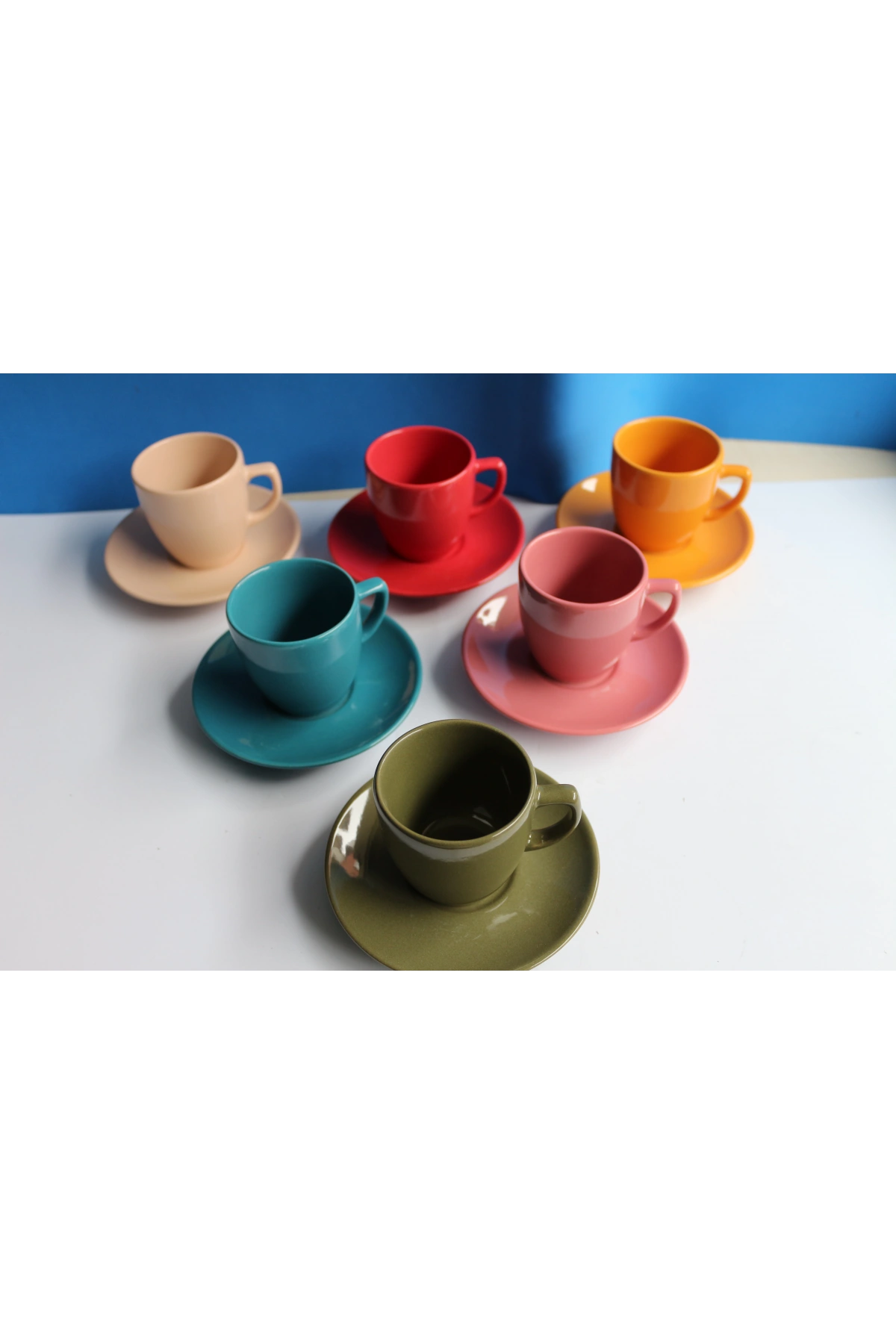 Magic Renkli 6lı Kahve Takımı