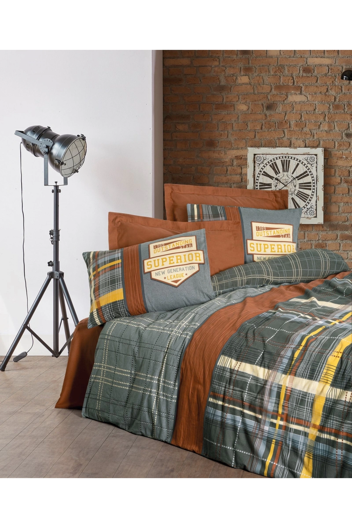 Masculine Çift Kişilik Nevresim Takımı Ramiro Tarçın