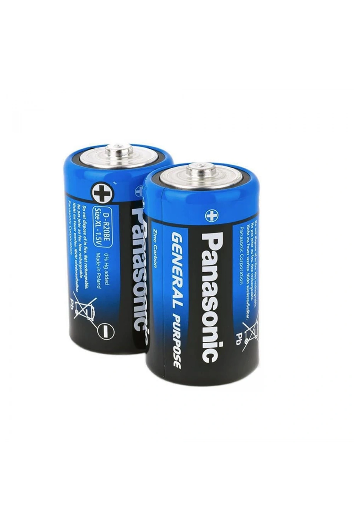 Panasonic R20 1.5V Büyük Pil 2li