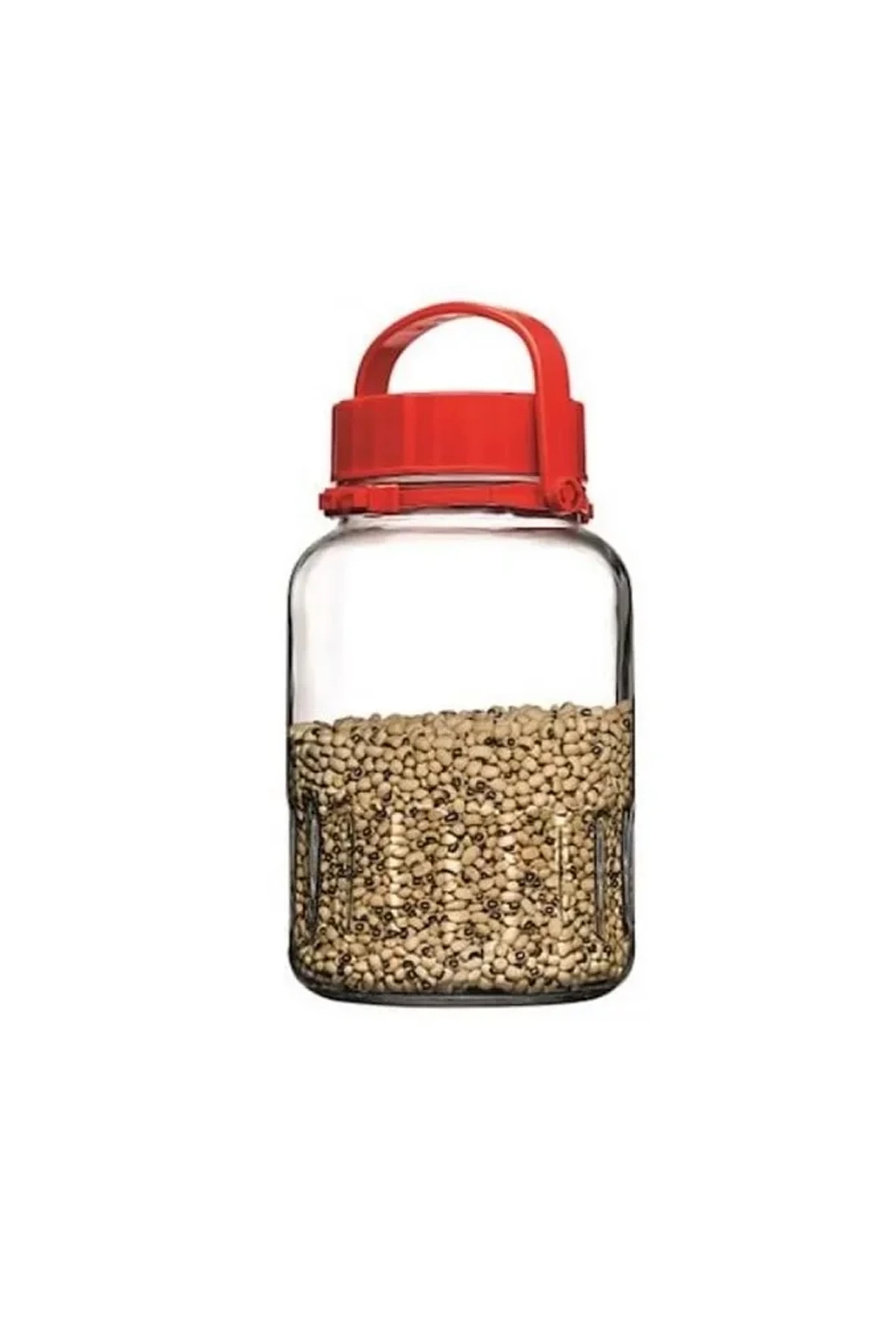 Paşabahçe 80009 Kırmızı Kapaklı Kavanoz 8 Lt