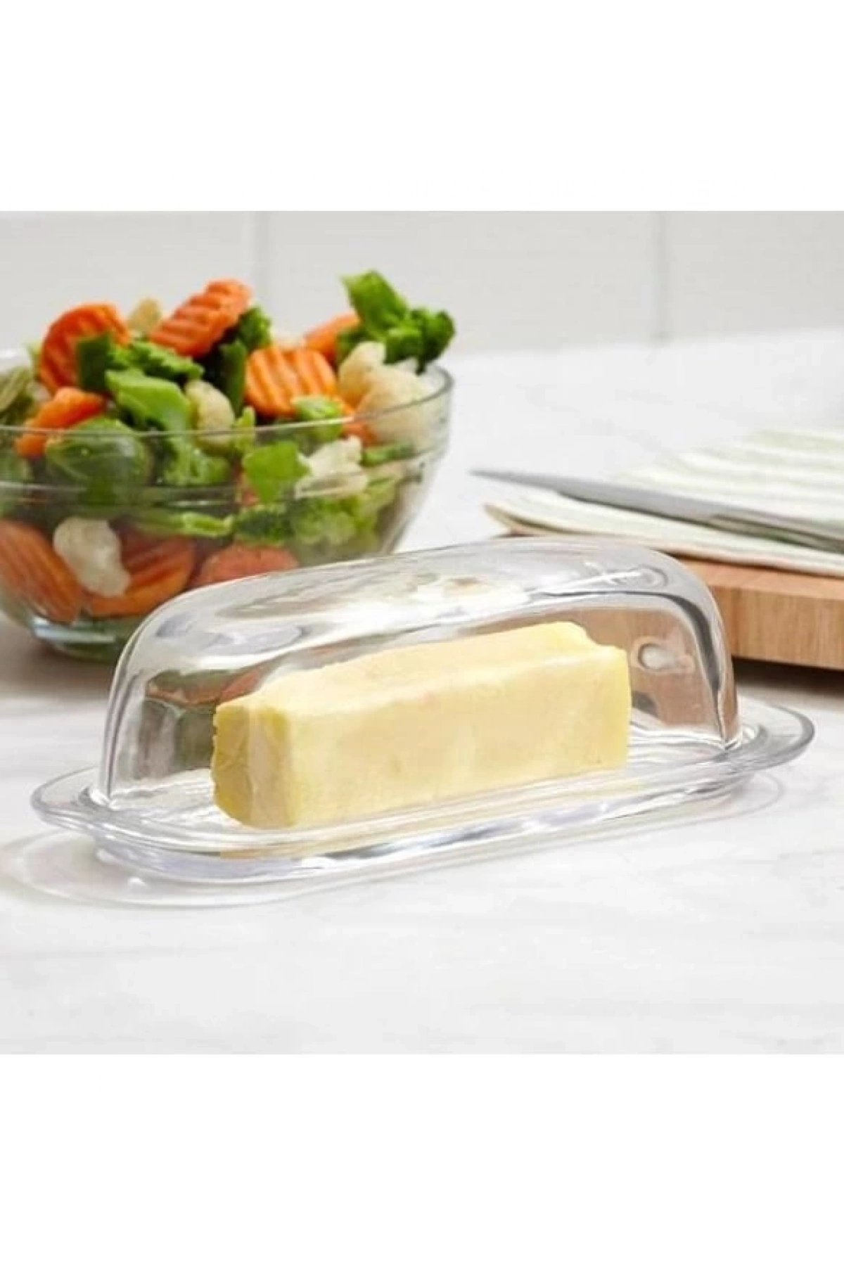 Paşabahçe Basic Şeffaf Tereyağlık 98402