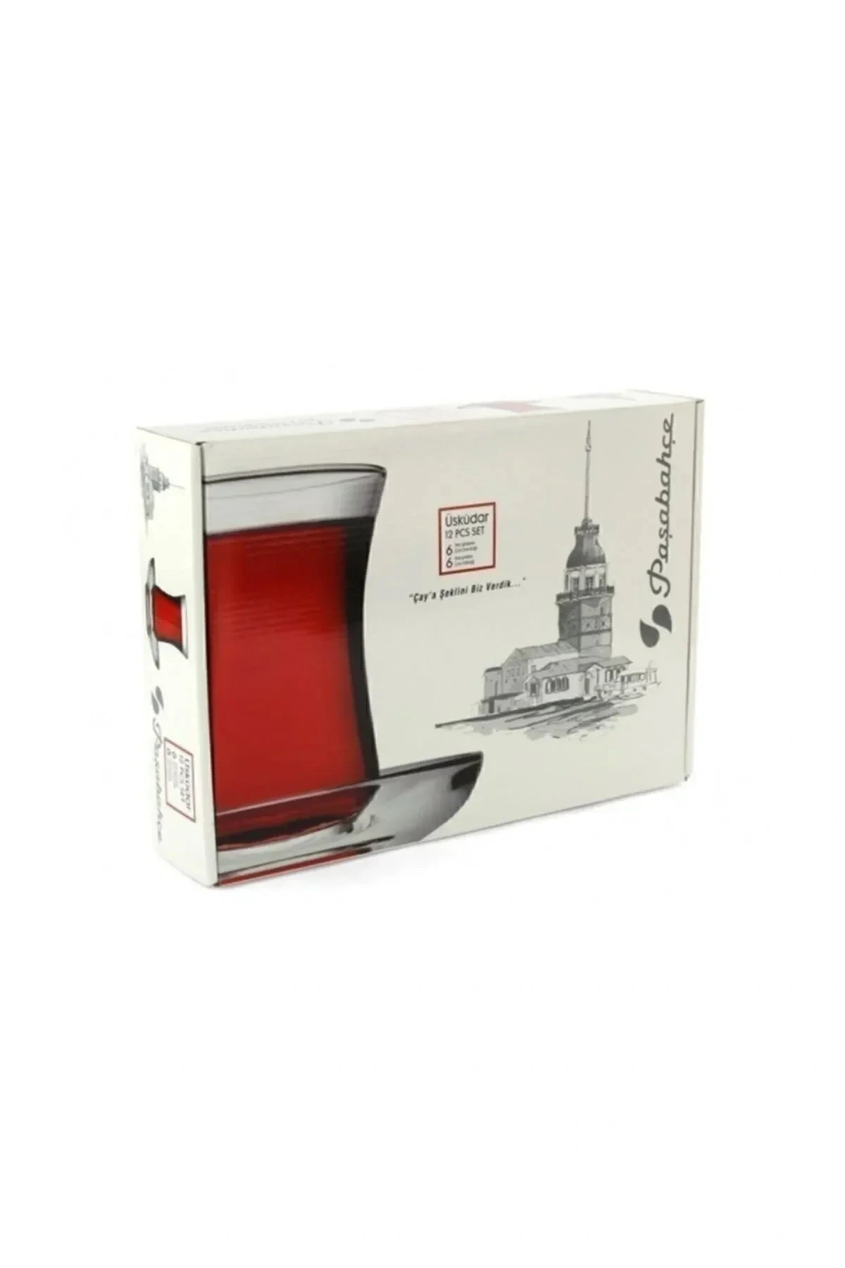 Paşabahçe Üsküdar 6lı Adet Çay Bardağı Seti 12 Parça