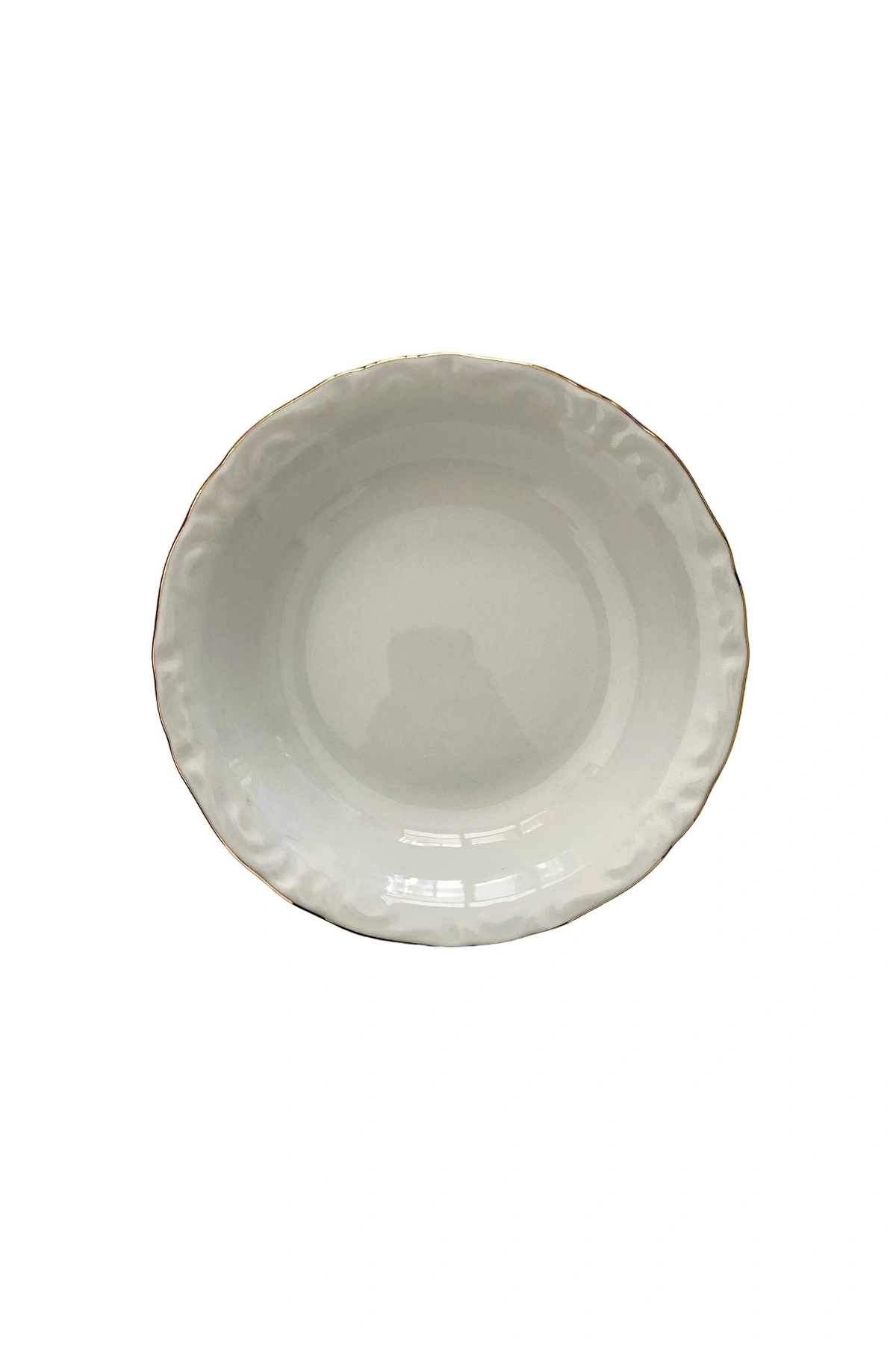 Porland 16cm Altın Yaldız 6lı Çukur Tabak