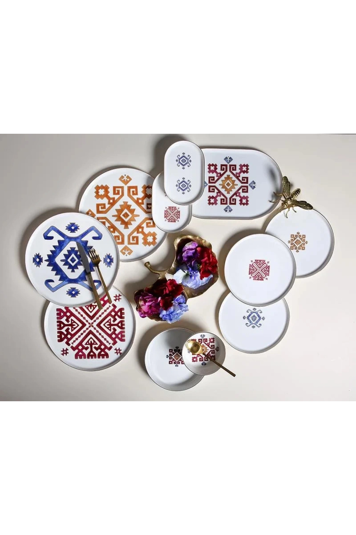 Porland Arabesque 27 Parça 6 Kişilik Yemek Takımı