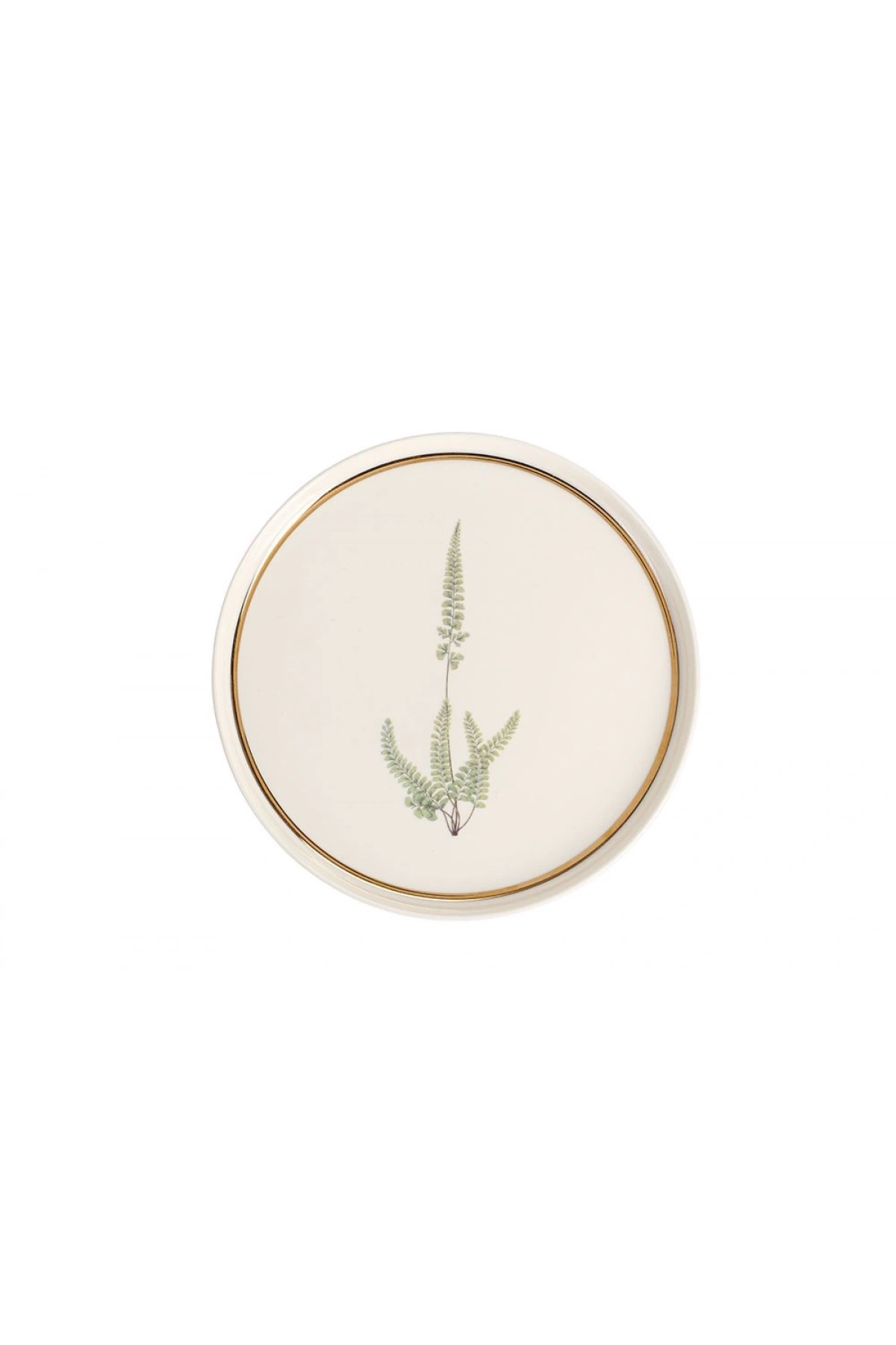 Porland Botanical Desen1 Düz Tabak 21cm