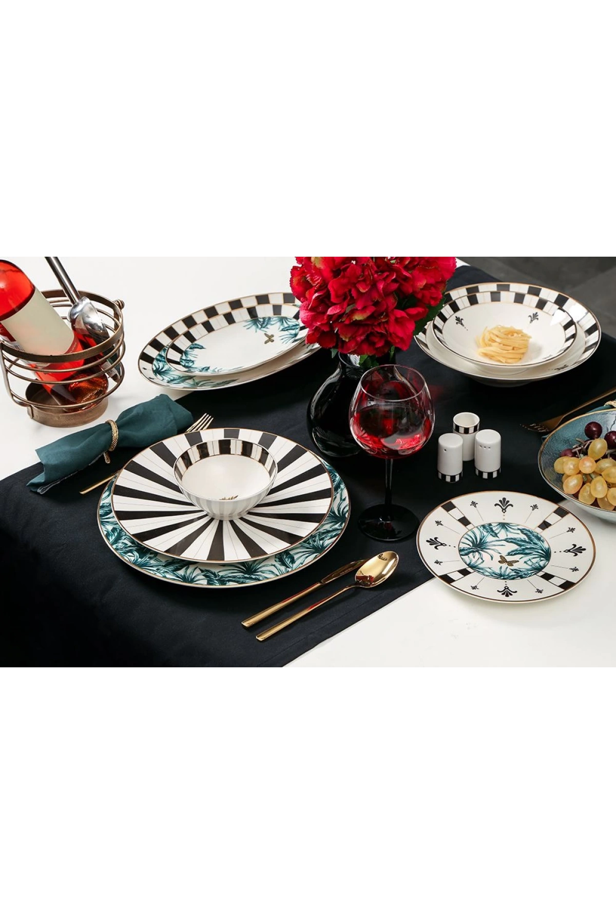 Porland Palms 27 Parça 6 Kişilik Yemek Takımı