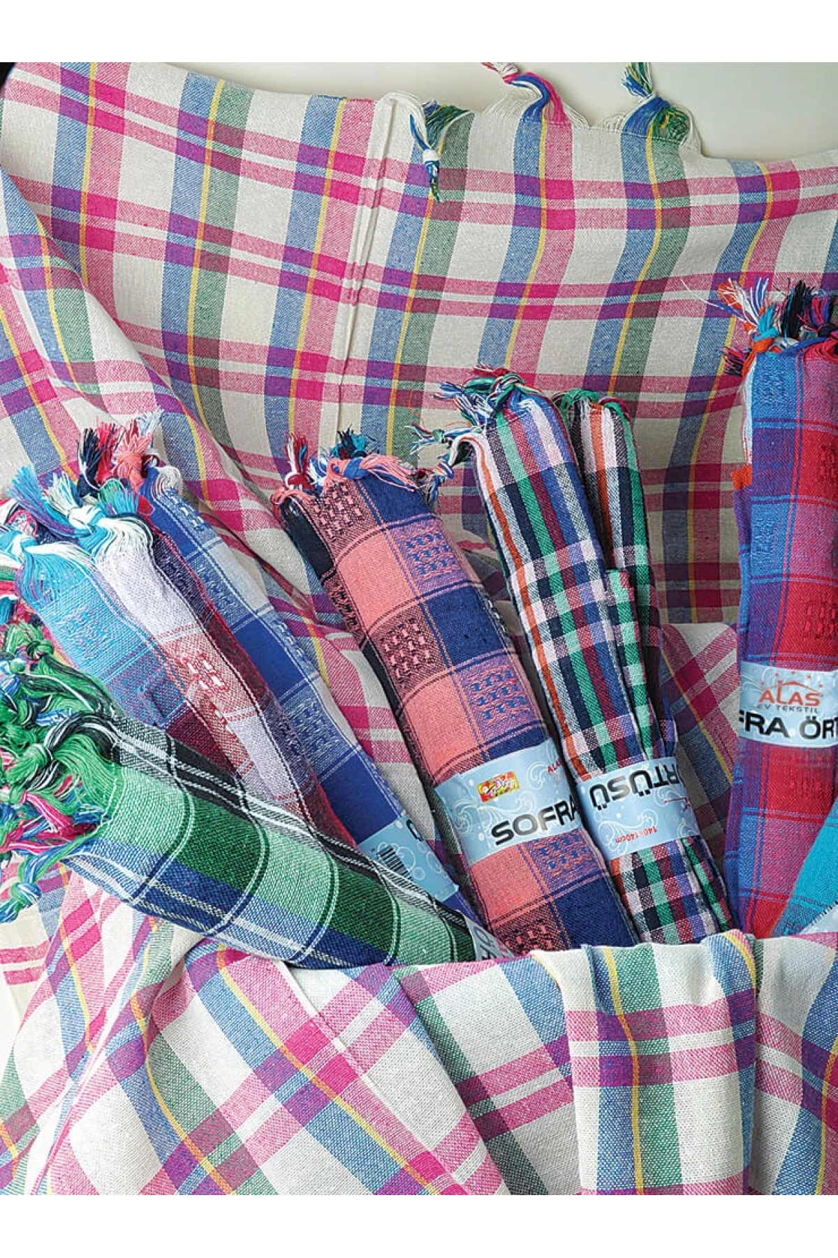 Alas Çok Amaçlı Örtü, Sofra Örtüsü 140x140 cm