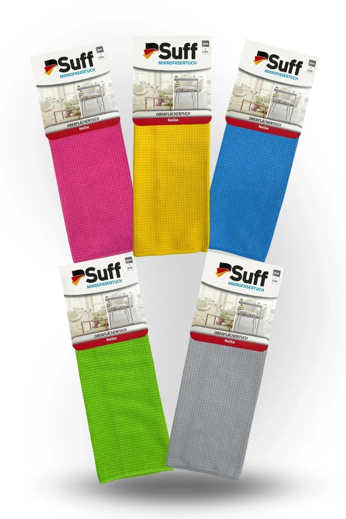 Suff Karanfil Mikrofiber Bez 40x40