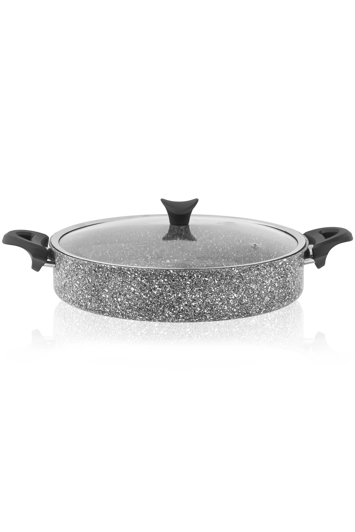 Taç Ultra Granit Basık Tencere 28 cm