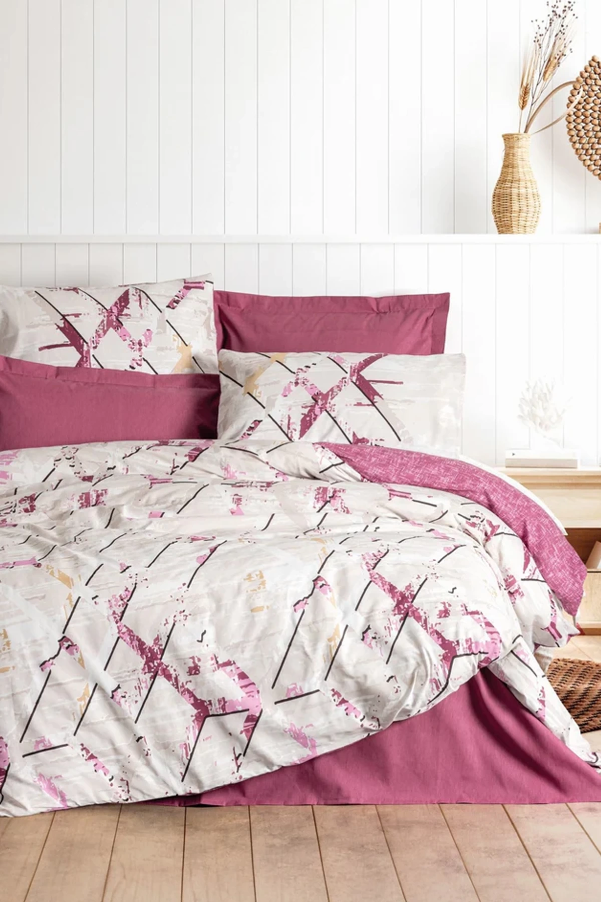 Tek Kişilik Nevresim Takımı Renata Mürdüm