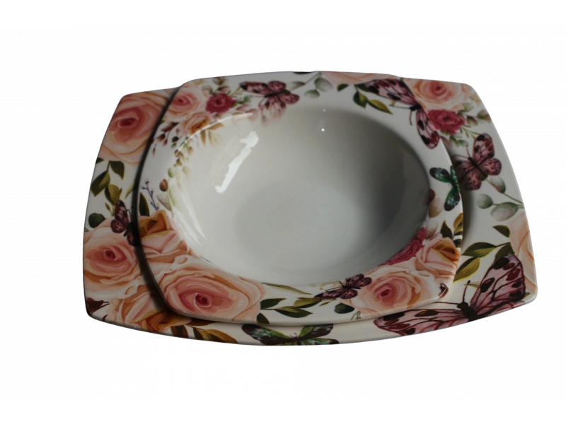 Dijital Desen Kare Salata Kasesi