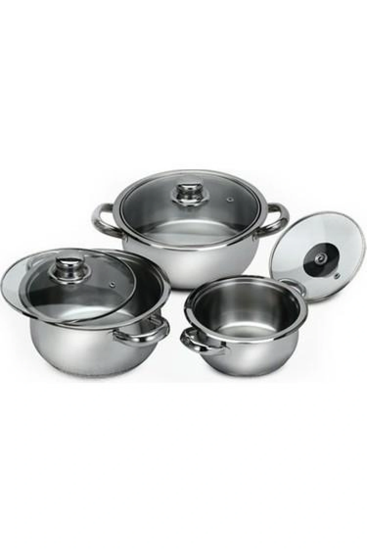 Gülsan 6 Parça Cam Kapaklı Çakır Set