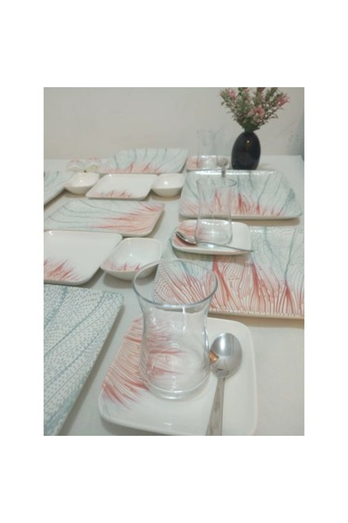 Güral Porselen Kansas Kahvaltı Takımı 33 Parça 1967