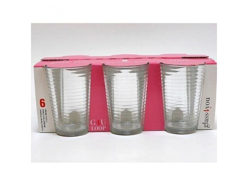 Paşabahçe 520082 Loop Su Bardağı 215 Cc 6 Lı