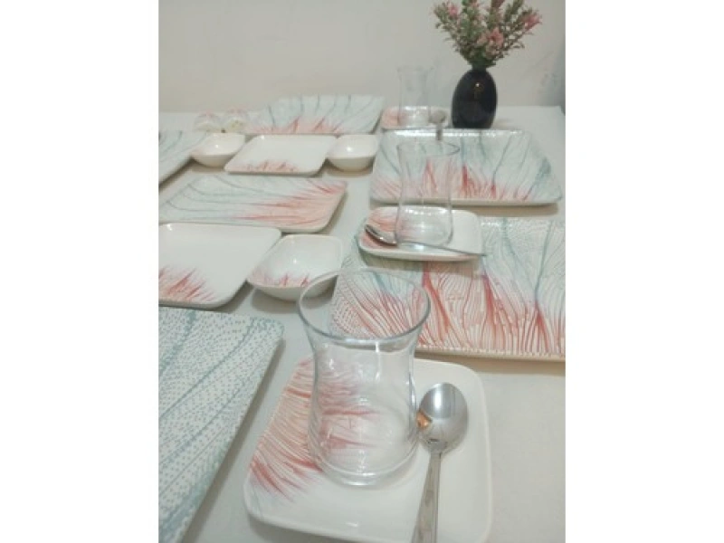 Güral Porselen Kansas Kahvaltı Takımı 33 Parça 1967