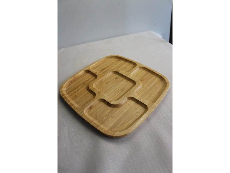 Bambu Sunum 25cm-5 Bölmeli