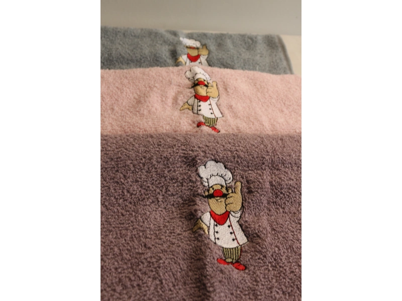 Durul 30X50 Merve Nakışlı 3Lü Havlu