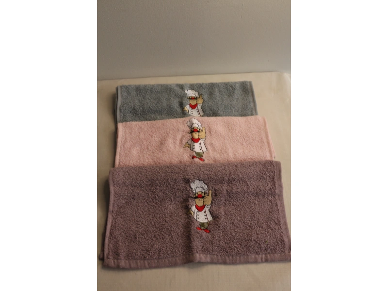 Durul 30X50 Merve Nakışlı 3Lü Havlu