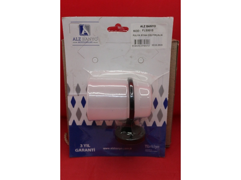 Fulya Siyah Diş Fırçalık