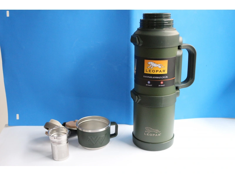 Leopar Çelik Kamp Termosu 2.5 Litre YK1421