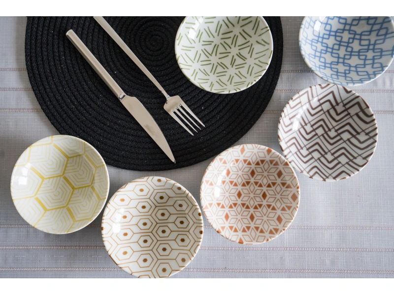 Porland Tamina 6lı Karma Çerezlik Sosluk Kase Takımı 12cm