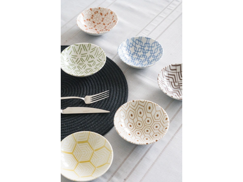 Porland Tamina 6lı Karma Çerezlik Sosluk Kase Takımı 12cm