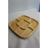 Bambu Sunum 25cm-5 Bölmeli