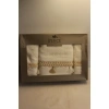 İpekçe Havlu Set 3lü Aden Kutulu 30X50