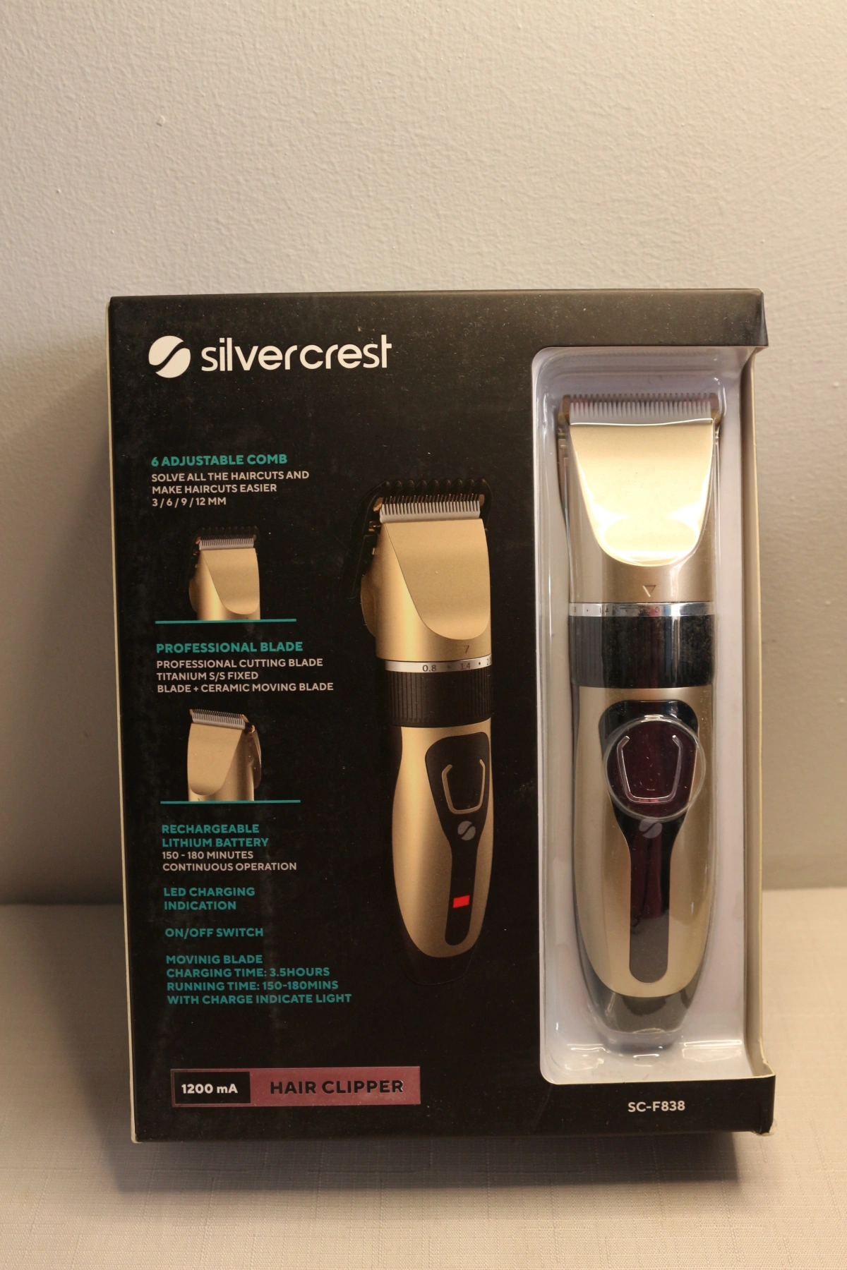 Silvercrest-F838 Traş Makinası