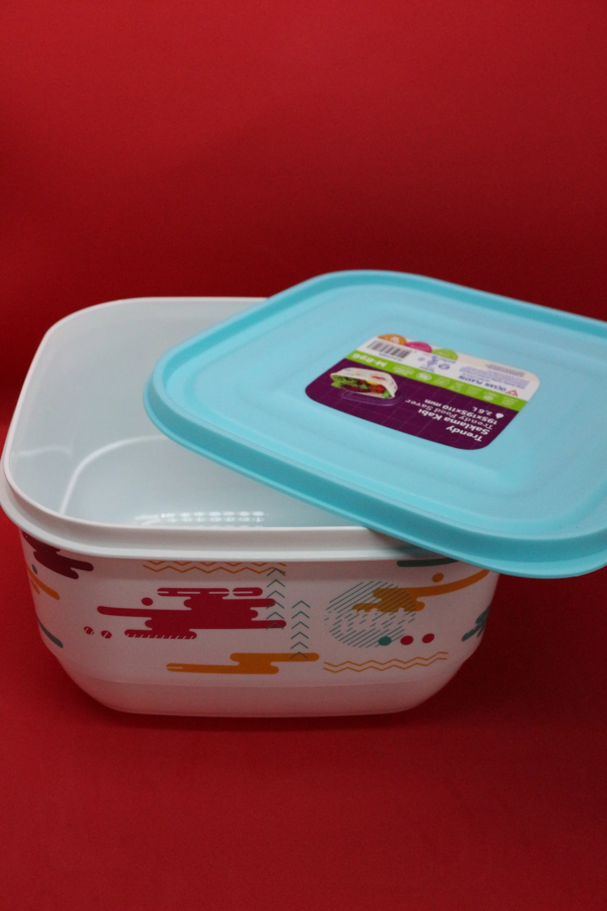 Trendy Kare Saklama Kabı 2.6L