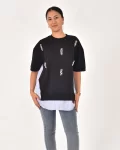 Kadın Gömlek ve Taş Detay Tişört