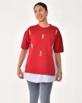 Kadın Gömlek ve Taş Detay Tişört