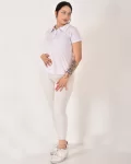 Kadın Polo Yaka Yarım Düğmeli Tişört