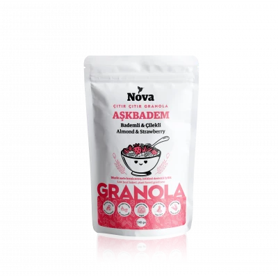 Nova Bademli Çilekli Granola 340 Gr