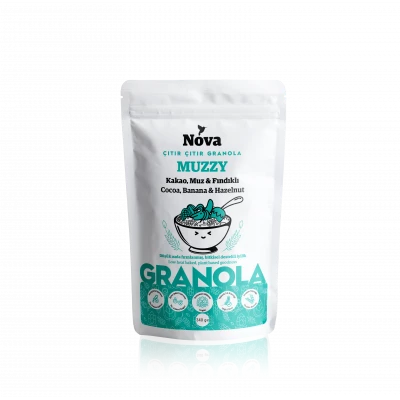 Nova Kakao Muz ve Fındıklı Granola 340 Gr