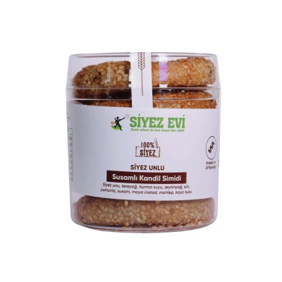 Siyez Unlu Kandil Simidi Susamlı 125 Gr