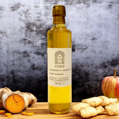Zerdeçallı Zençefilli Elma Sirkesi 500 ml