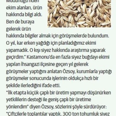 On Bin Yıllık Buğdayla Marka Oluşturdu