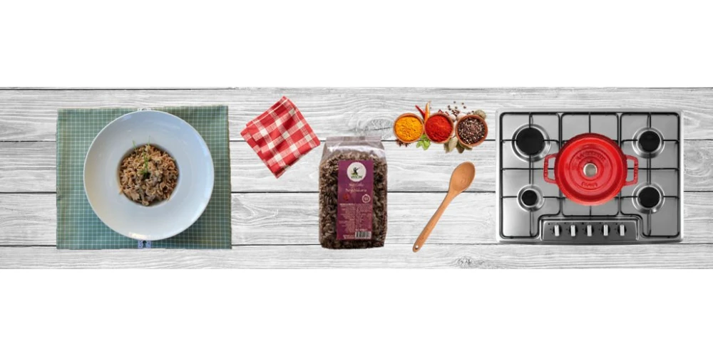 Mantar Soslu Siyez Unlu Burgu Makarna