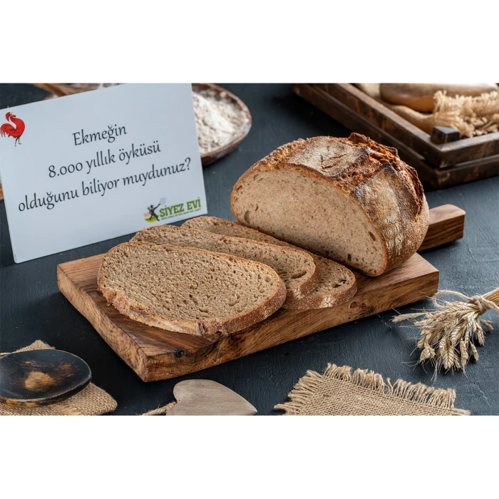 %100 Tam Buğday Ekşi Mayalı Ekmek 900 Gr