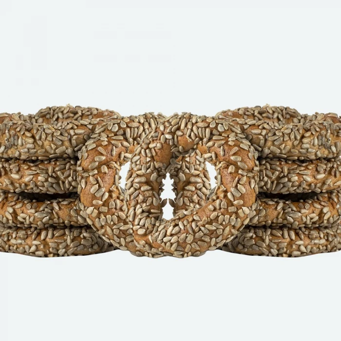 Siyez Unlu Ay Çekirdekli Simit 10 Adet