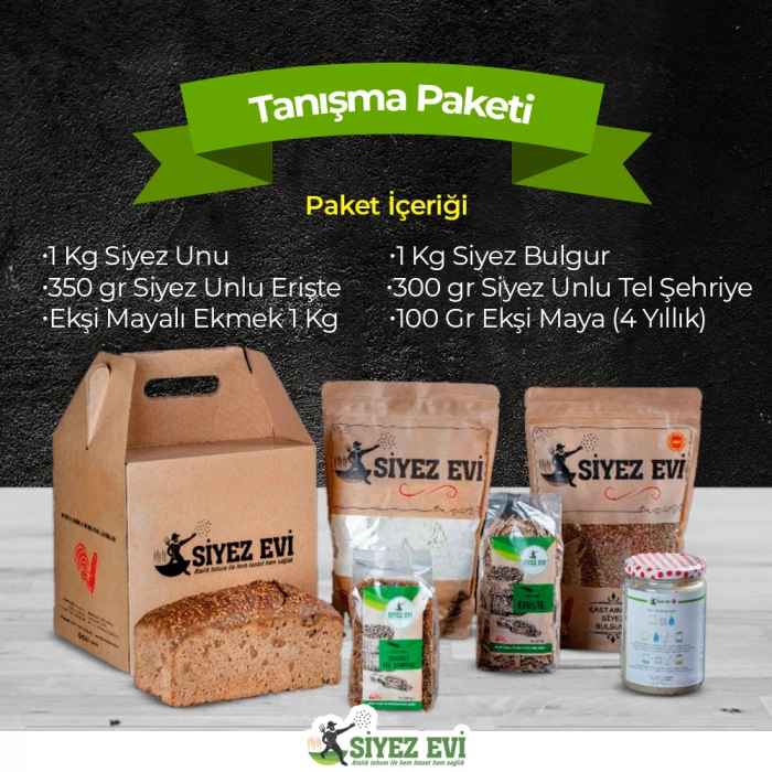 Ekşi Mayalı %100 Siyez Tanışma Paketi