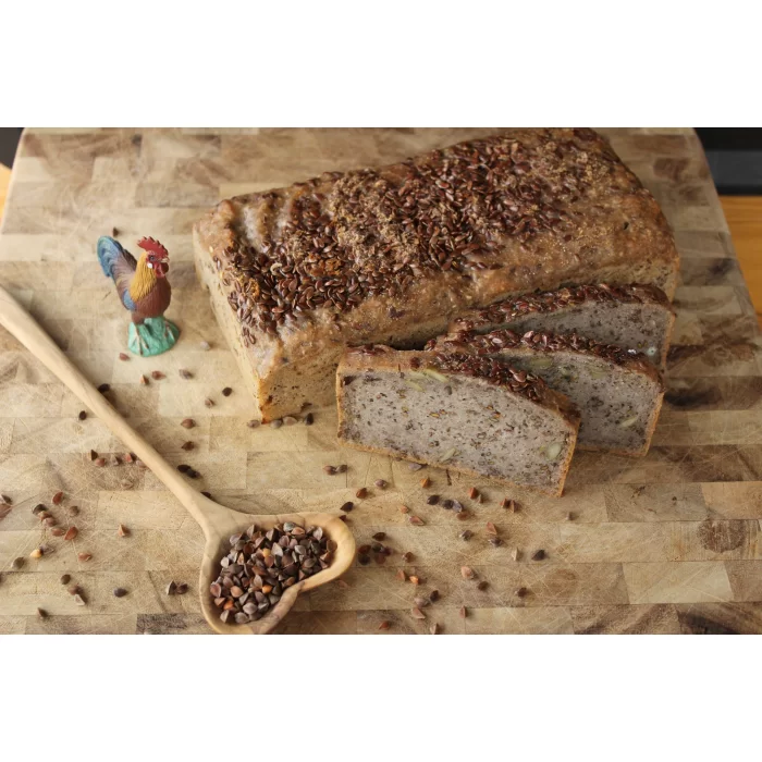 Ekşi Mayalı & Chia Tohumlu Karabuğday Ekmeği 550 g